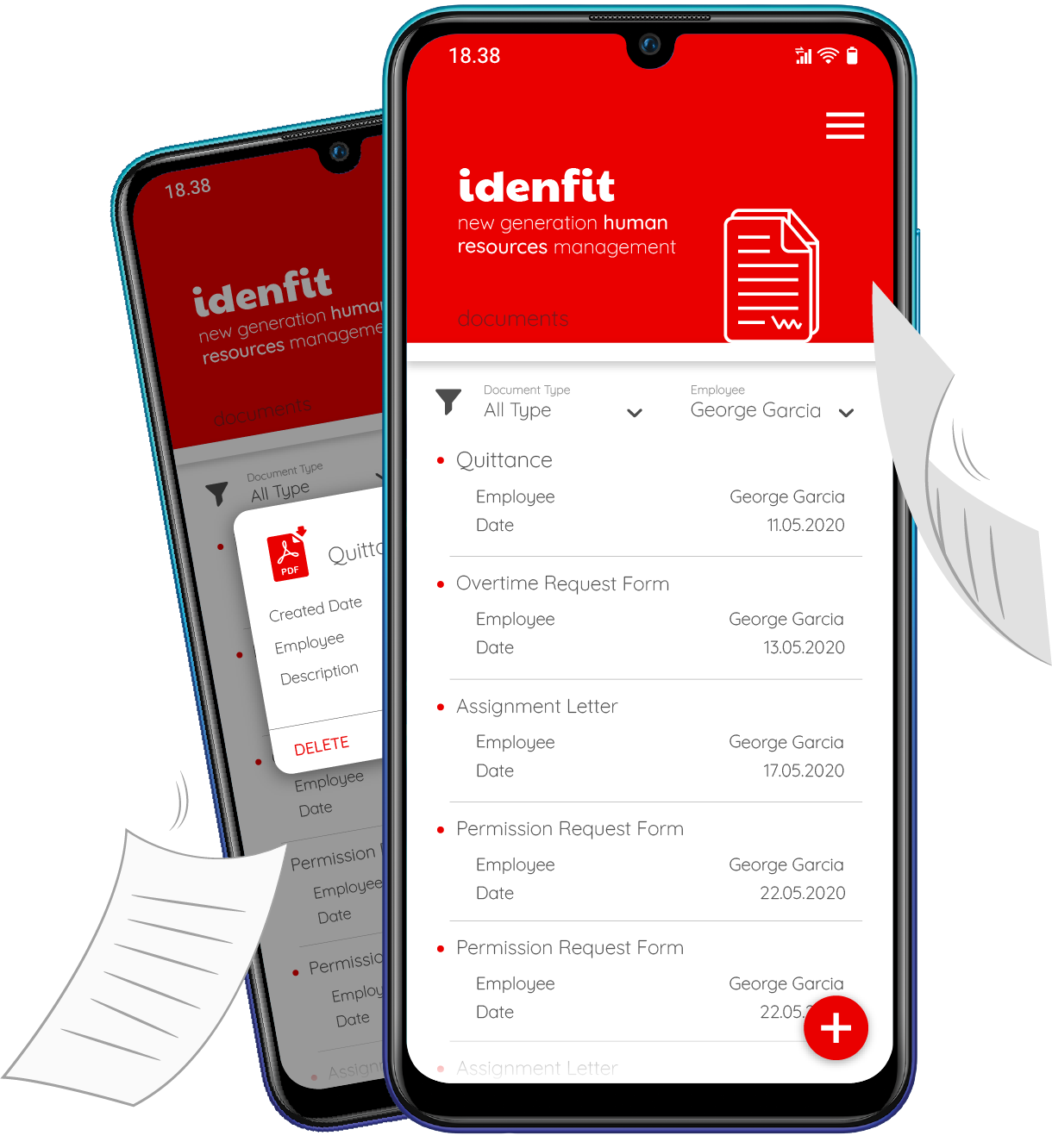 On Idenfit upload, store and share corporate documents in a quick and secure way!